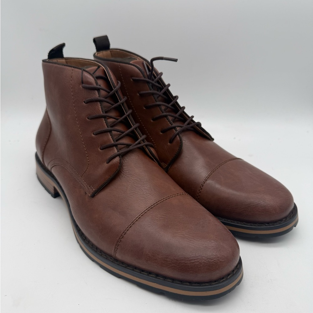 BRAND NEW APT. 9 Bayshore Men's Ankle Boots Almond Brown Size 9.5